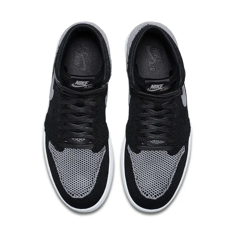 Jordan 1 Retro High Flyknit Shadow Black/Wolf Grey-White (919704-003)