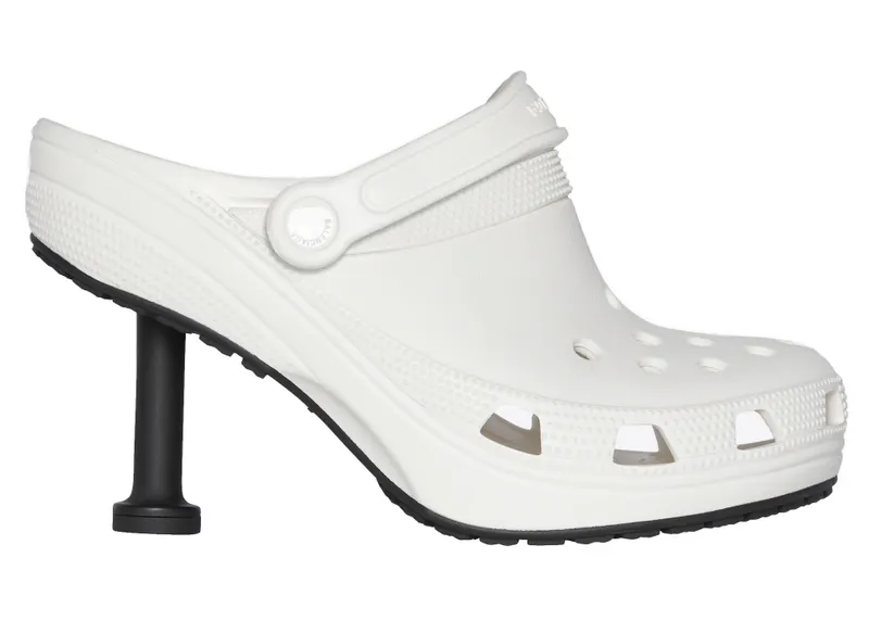 Balenciaga x Crocs Madame 80MM White (W) (677390W1S8E9000)