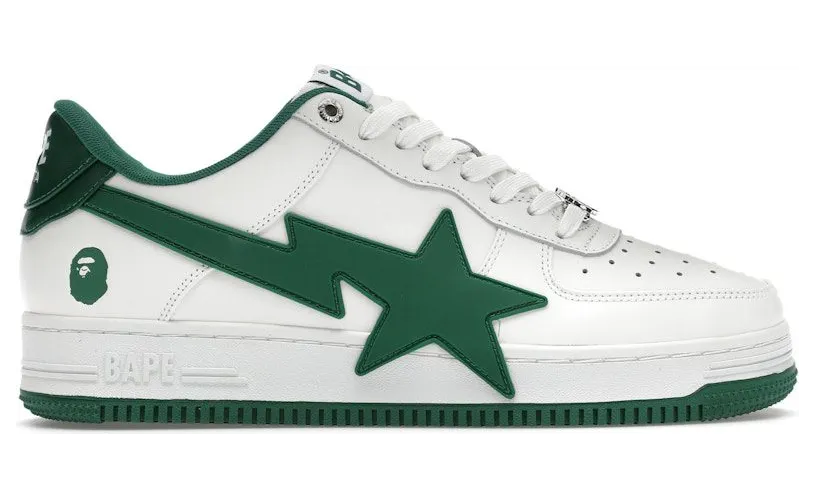 A Bathing Ape Bape Sta OS #2 White Green (1K20-191-314-GRN)
