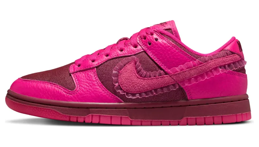 Nike Dunk Low “Team Red / Pink Prime” (DQ9324-600)