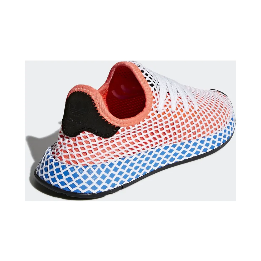 adidas Deerupt Solar Red Bluebird (Youth) Solar Red/Solar Red/Bluebird (DA9610)