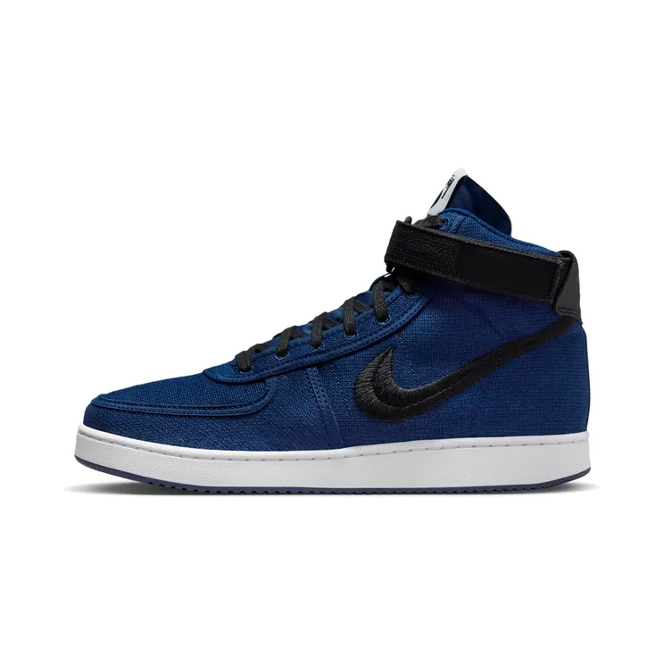 Nike Vandal High x Stüssy “Deep Royal Blue / White / Black” (DX5425-400)