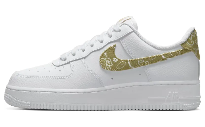 Nike Air Force 1 Low Olive Paisley – “White / Barley” (DJ9942-101)