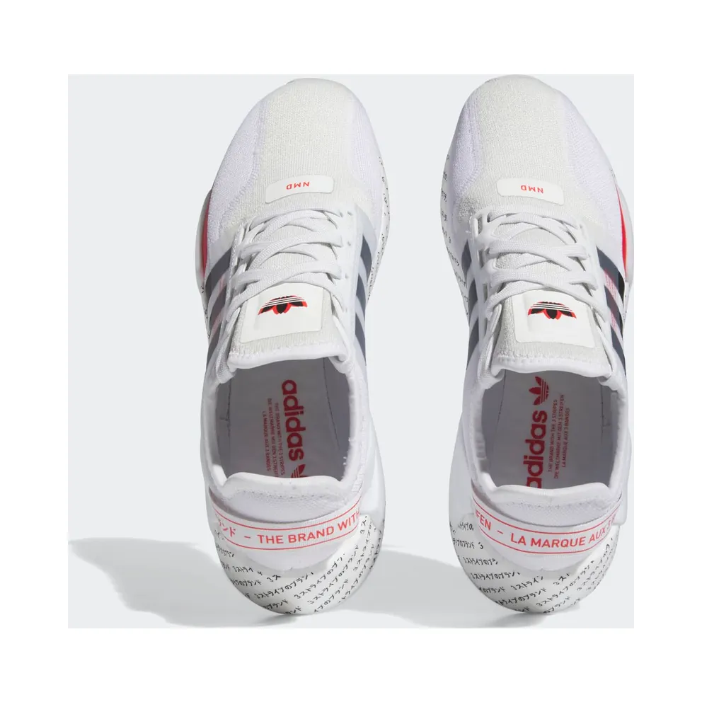 adidas NMD R1.V2 Cloud White Core Black Red (ID2853)