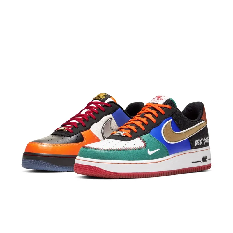 Nike Air Force 1 Low NYC City of Athletes White/Black-Hyper Jade (CT3610-100)