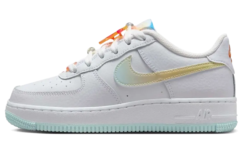 Nike Air Force 1 Low LV8 GS “White Glacier Blue Multi-Color” (IB8890-191)