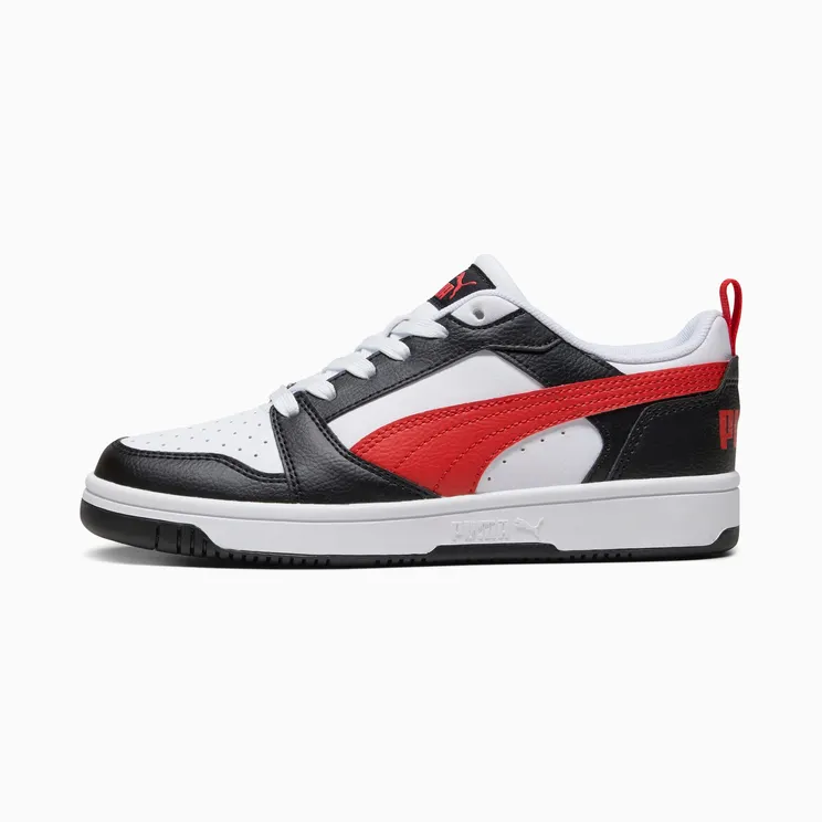 Puma Rebound V6 Lo Wit/Zwart/Rood (393833-04)