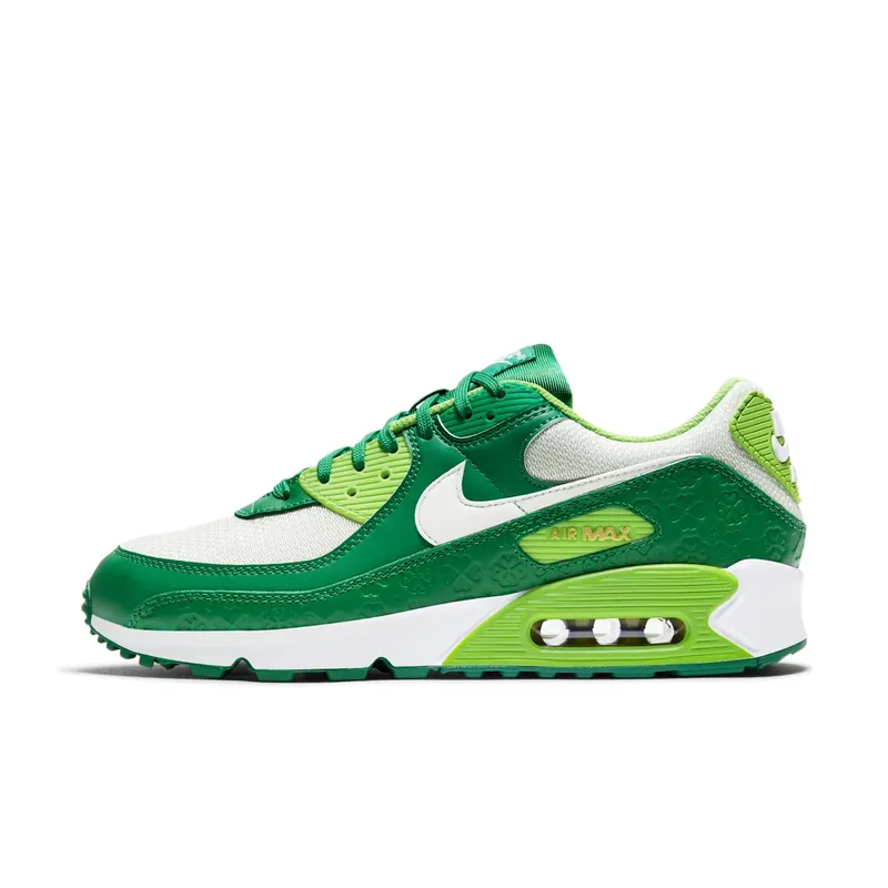 Nike Air Max 90 St Patricks Day (2021) – “White / Green-gold” (DD8555-300)