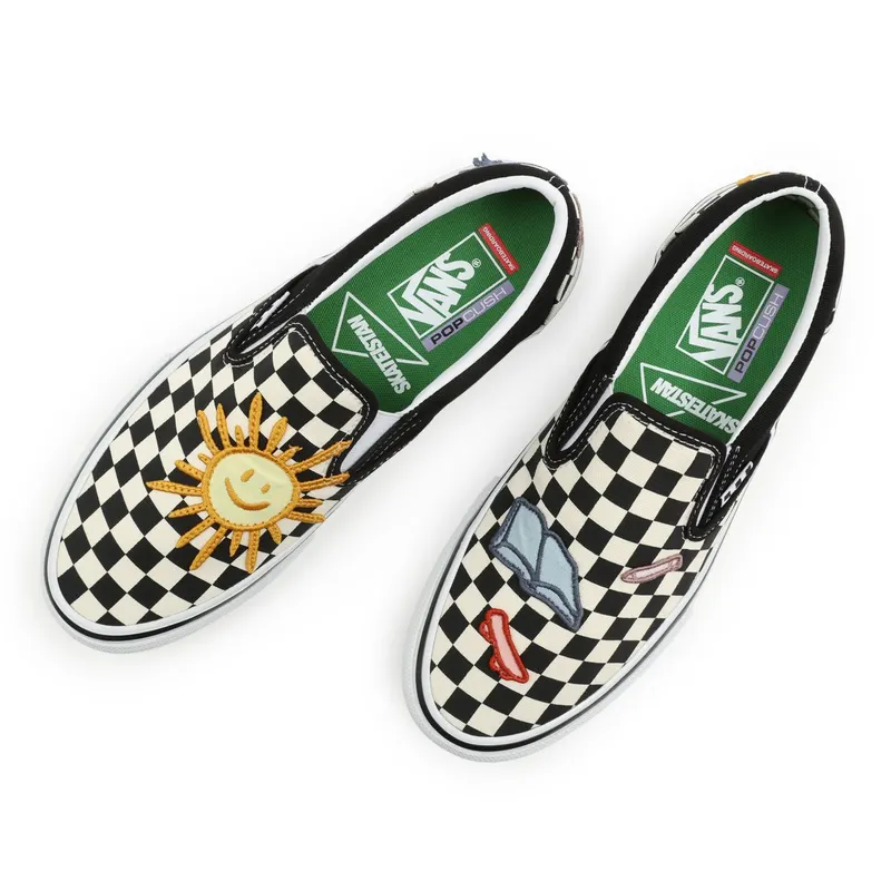 VANS Vans X Skateistan Skate Slip-on Shoes Black (VN0A5FCA89C)