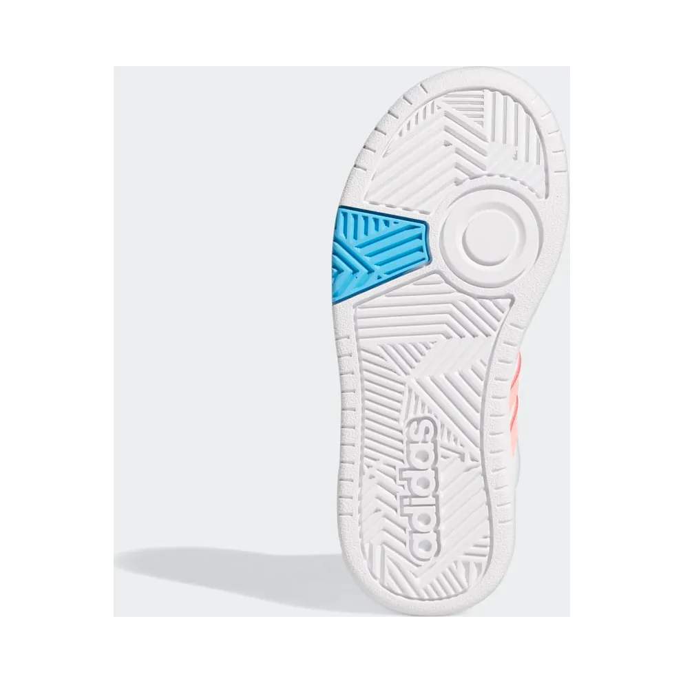adidas Hoops Mid Cloud White / Acid Red / Sky Rush (GW6110)