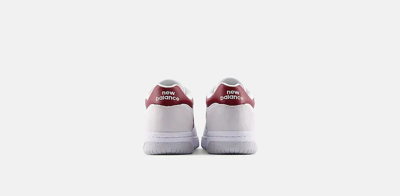 New Balance 480 White Beige Dark Red (BB480LIR)