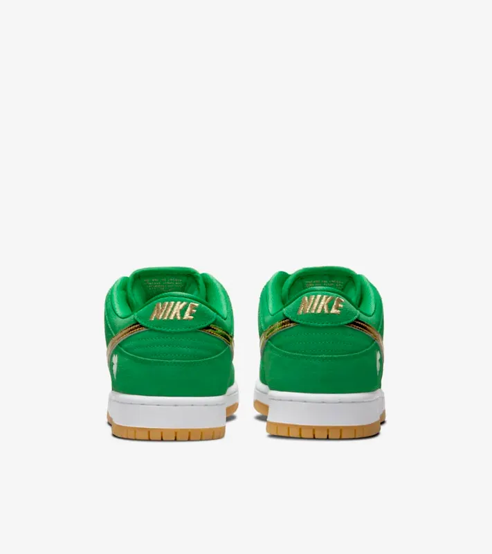 Nike SB Dunk Low Pro St. Patricks Day – “Green / White / Black / Gold” (BQ6817-303)