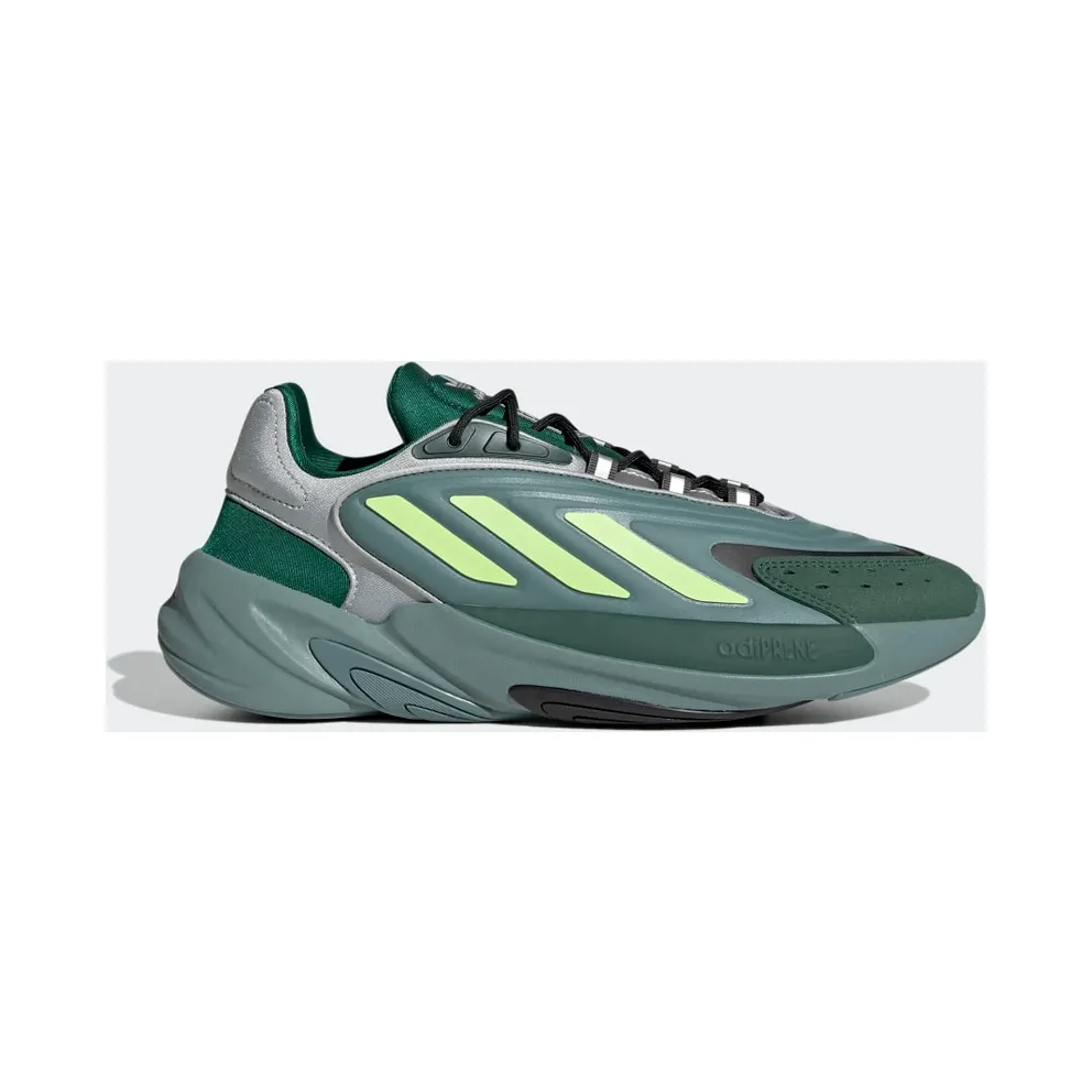 adidas Ozelia Schuh Dark Green / Hi-Res Yellow / Silver Metallic (GX3631)