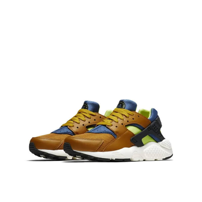 Nike  Huarache Run Desert Ochre (GS) Desert Ochre/Blue Force/Volt (654275-701)