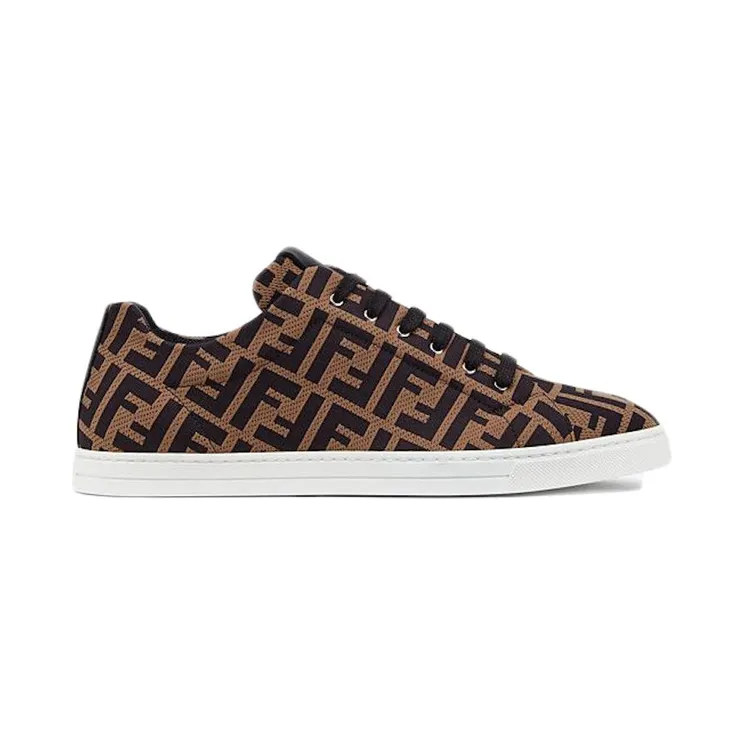 Fendi Tech Fabric Low Top Brown (7E1258A7MYF0R7R)