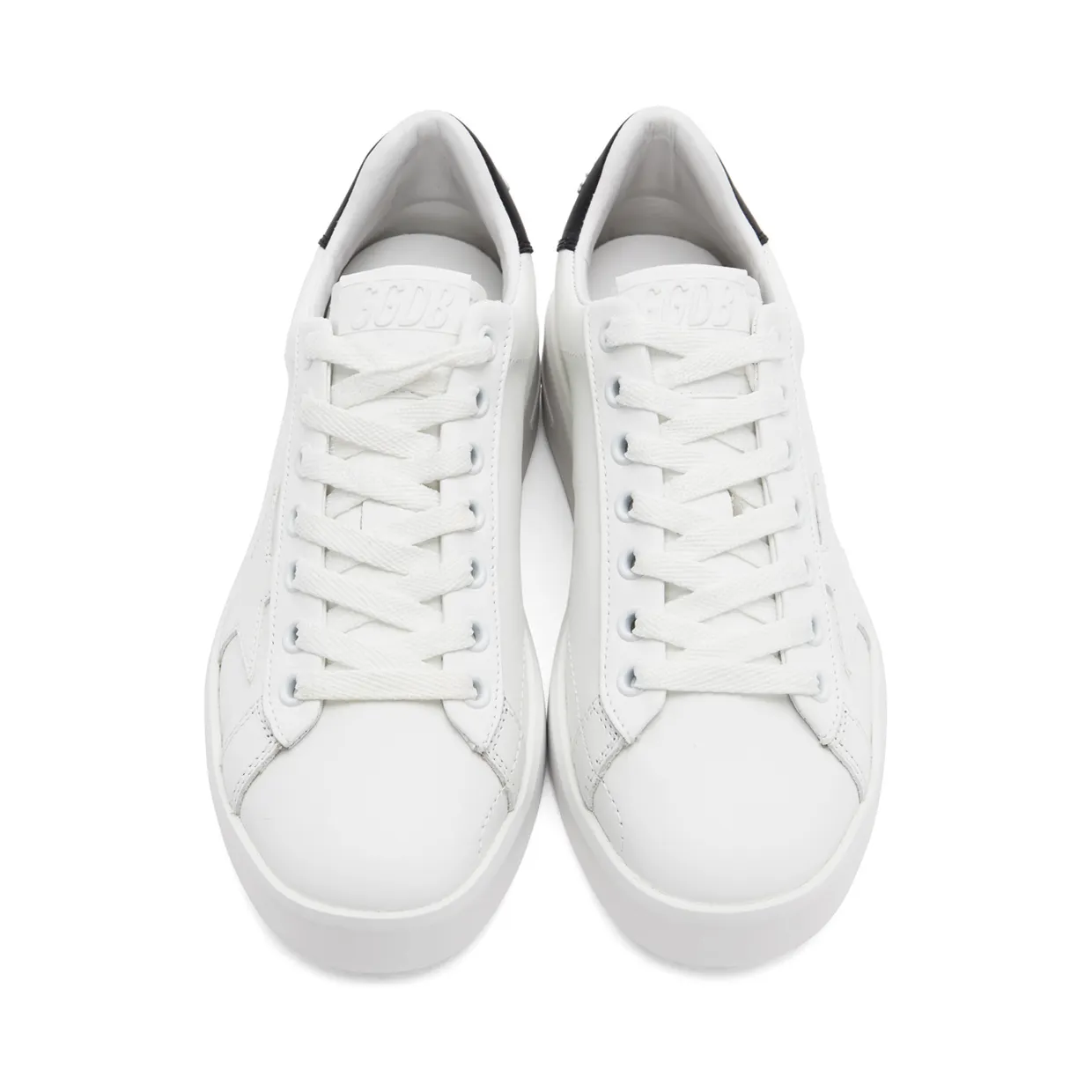 Golden Goose White Purestar Leather Sneakers (GWF00197.F000537.10283) (5)