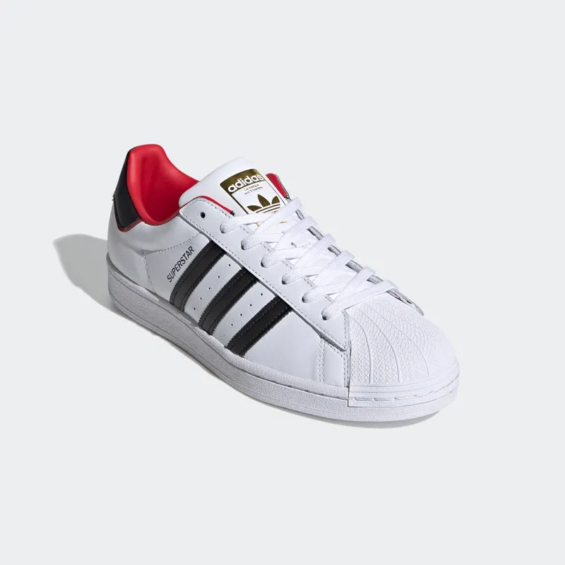 adidas Superstar Valentines Day White (2020) Cloud White/Core Black/Scarlet (FW6384)