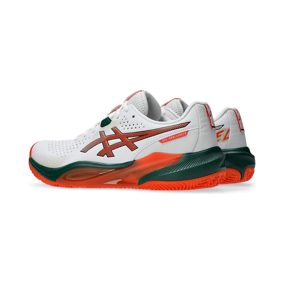 ASICS GEL-CHALLENGER 15 PADEL “White / Energy Orange” (1041A511-102)
