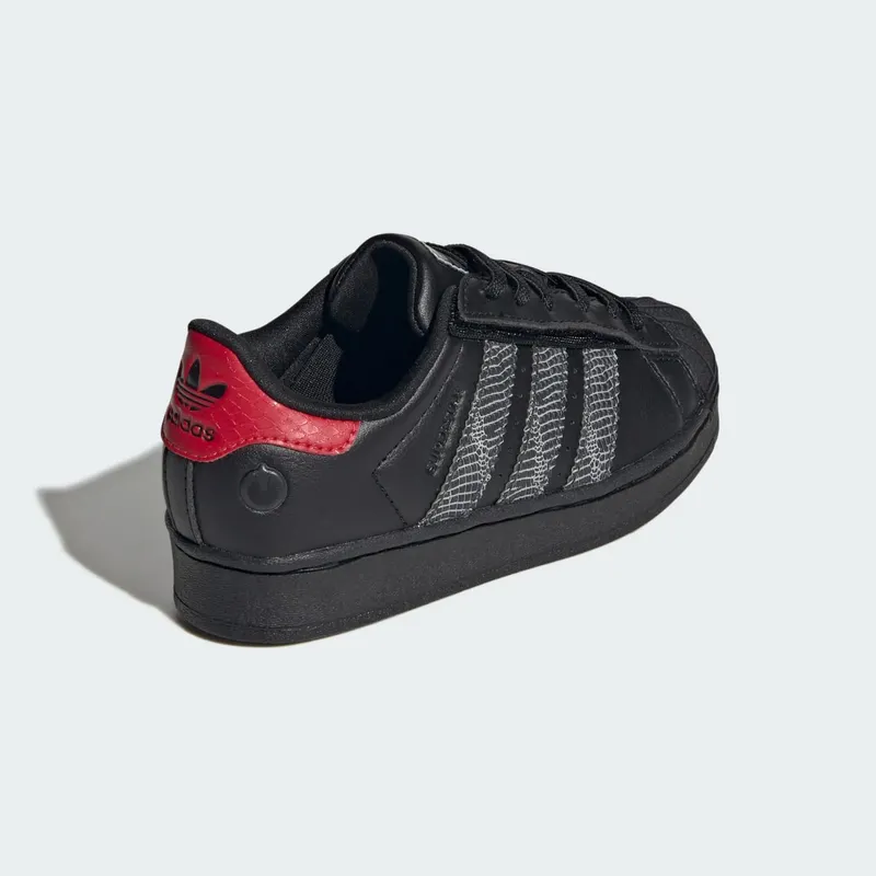 adidas Superstar LED Lights Comfort Closure Core Black Red (IH6388)