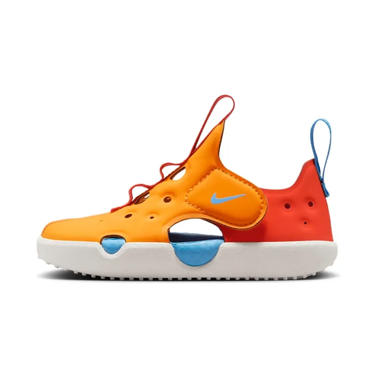 Nike Sunray Protect 4 “Orange Peel / Picante Red / University Blue” (HF6278-800)