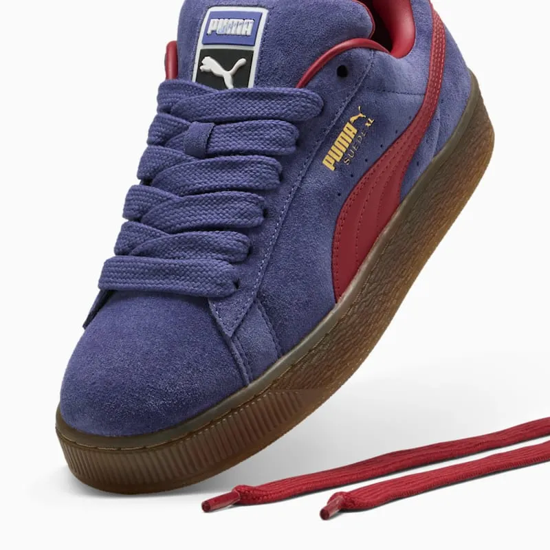 Puma Suede XL Blue Crystal Dark Crimson Chocolate (395205-50)
