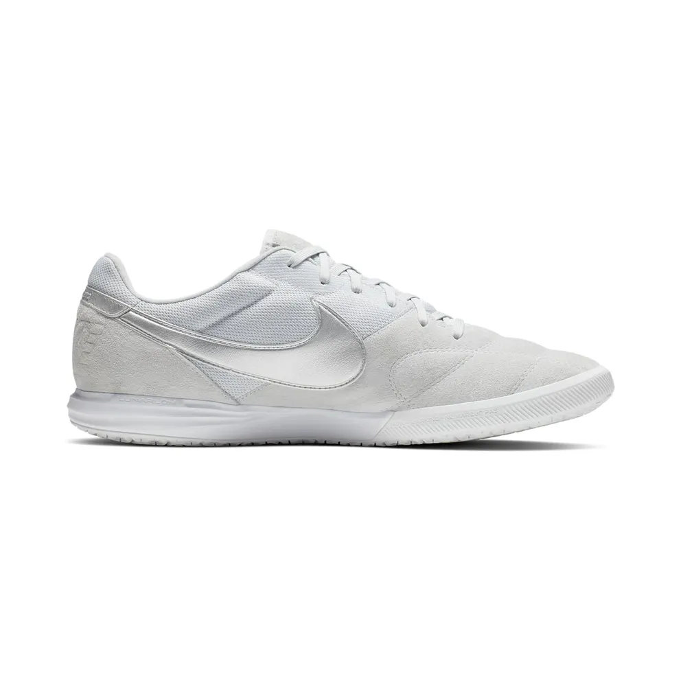 Nike Tiempo Premier II Sala IC Pure Platinum Pure Platinum White Metallic Silver (AV3153-002)