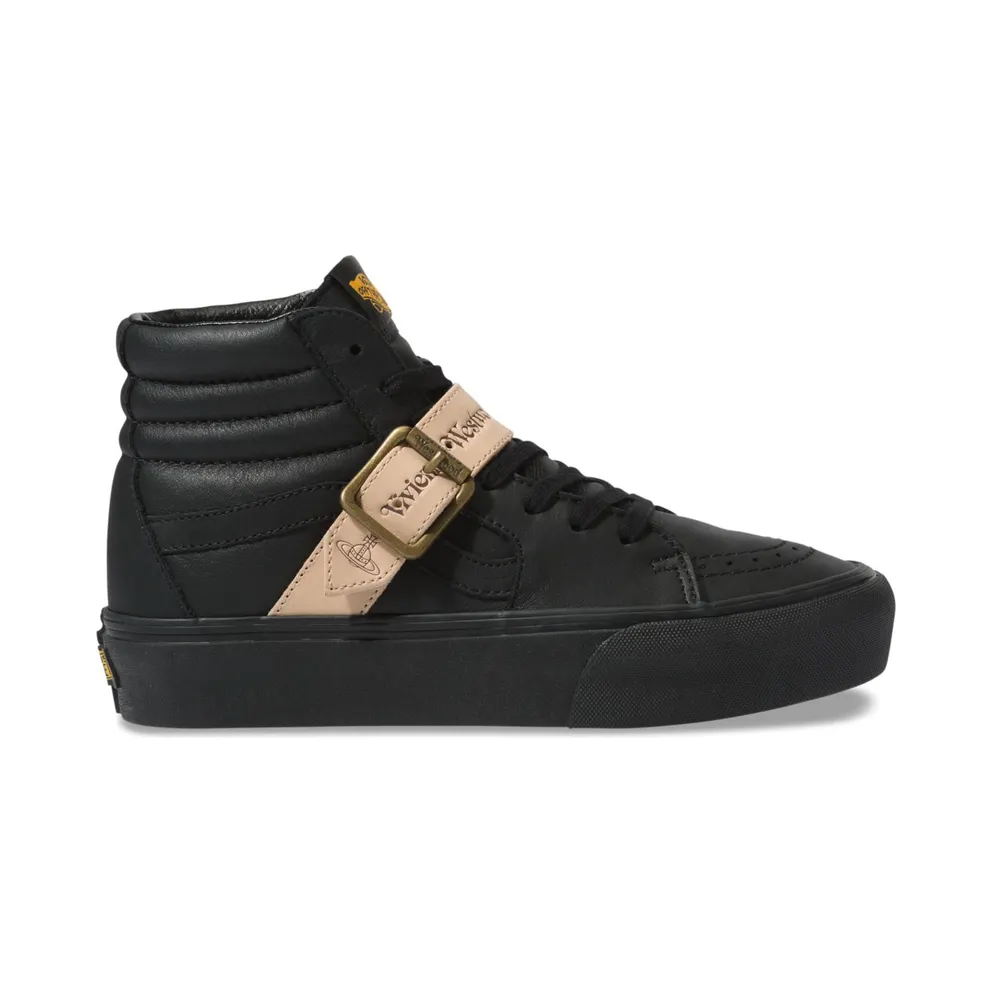 Vans Sk8-Hi Platform Vivienne Westwood Anglomania Buckle Black/Black (VN0A4BTUXKP)