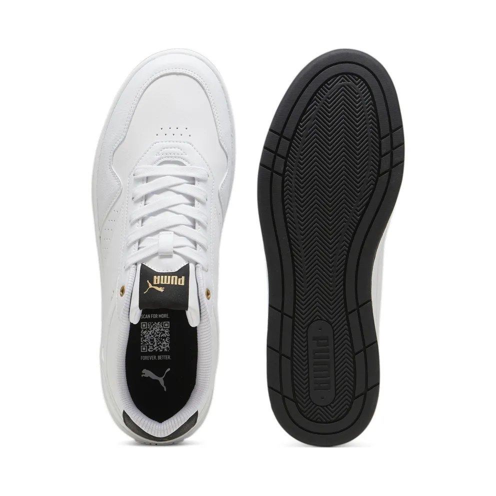 Puma Court Classic “Puma White / Puma Black / Puma Gold” (395018_07)
