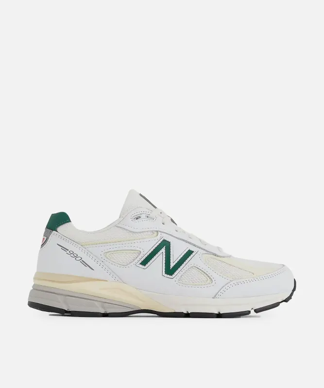 New Balance 990v4 Sneakers mit Mesh-Einsatz – Nude (U990V4)