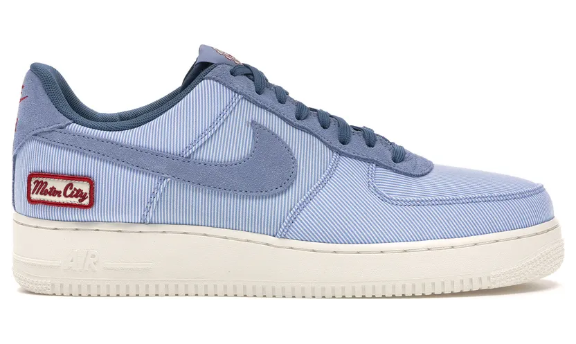 Nike Air Force 1 Low ‘Detroit Home’ Indigo Fog/Indigo Fog-Sail-Thunderstorm (CD7785-400)