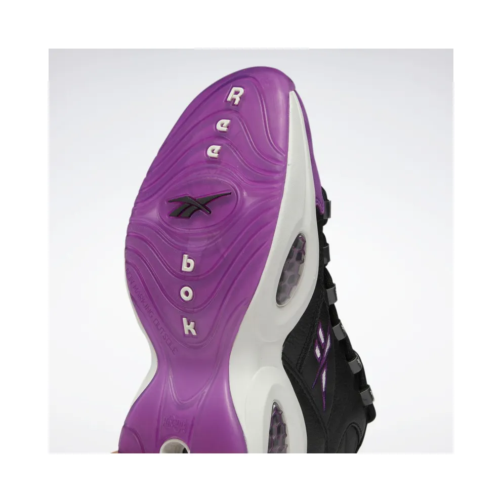 Reebok Question Mid Shoes Core Black / Aubergine / Pure Grey 1 (GX0240)