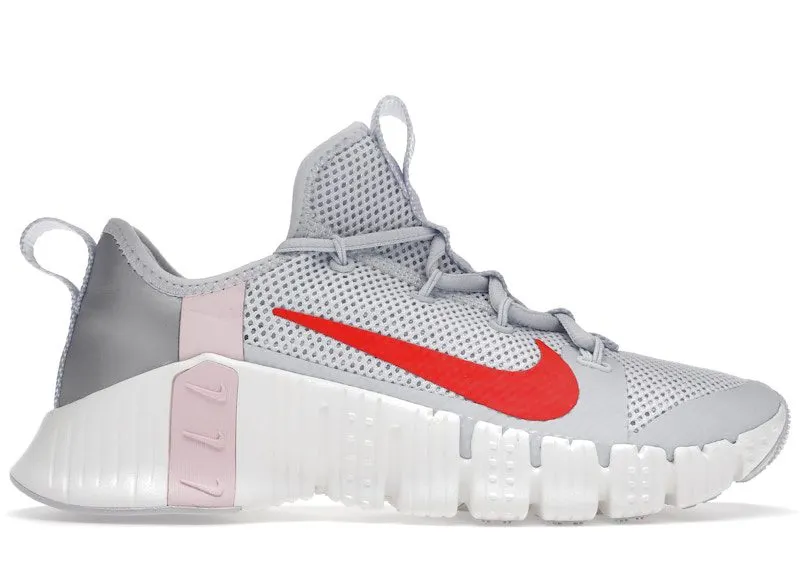 Nike Free Metcon 3 Football Grey Bright Crimson (CJ6314-006)