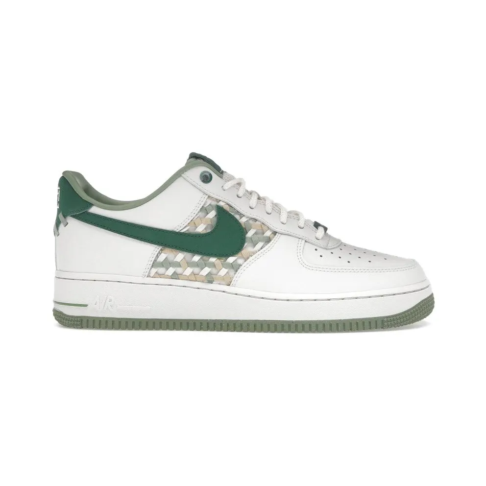 Nike Air Force 1 Low ’07 Premium NAI-KE Bamboo Weave Sail Gorge Green (FN0369-100)