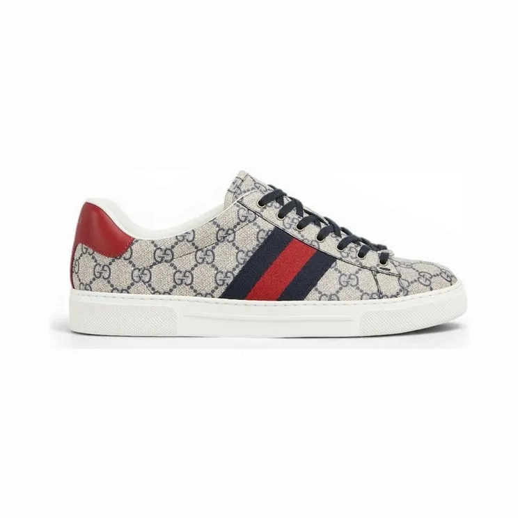 Gucci Ace Web Beige Blue GG Supreme (760775-FACMZ-4049)