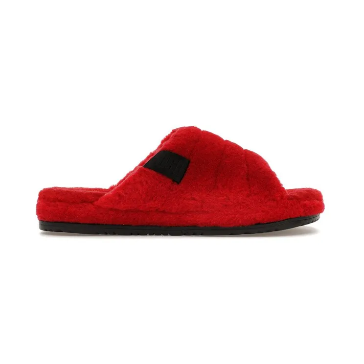 UGG Fluff You Slide Samba Red (1117473-SRFF)