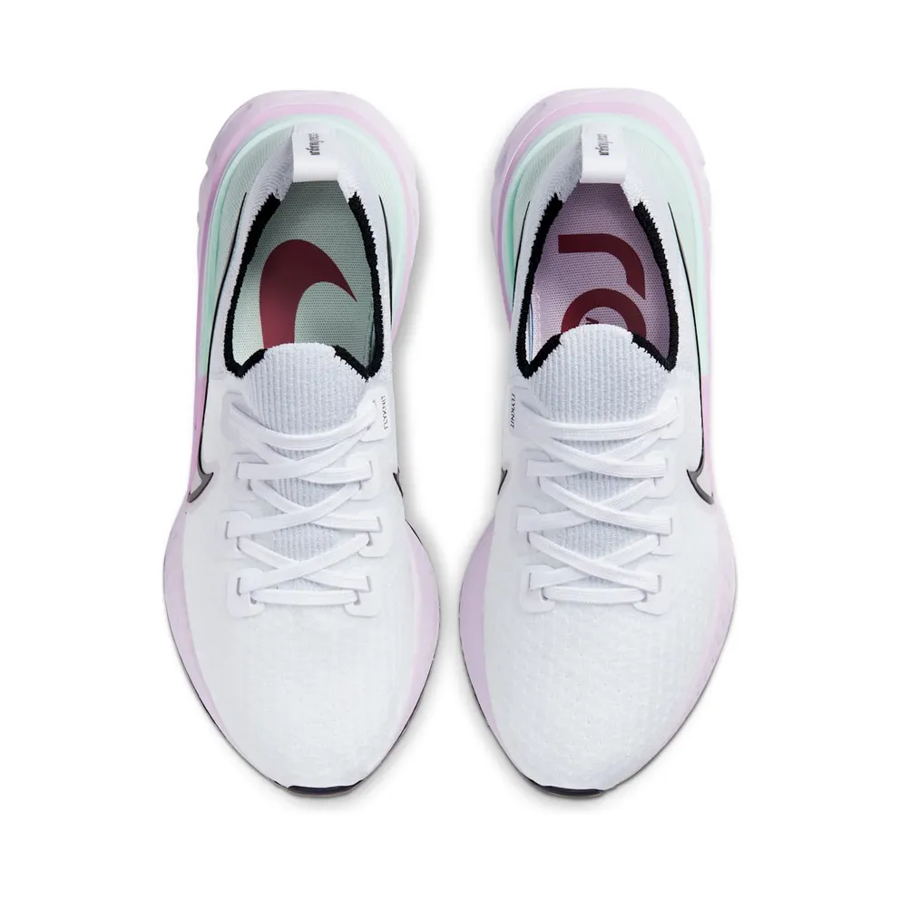 Nike React Infinity Run Flyknit White Iced Lilac (W) White/Iced Lilac/Pistachio Frost (CD4372-100)