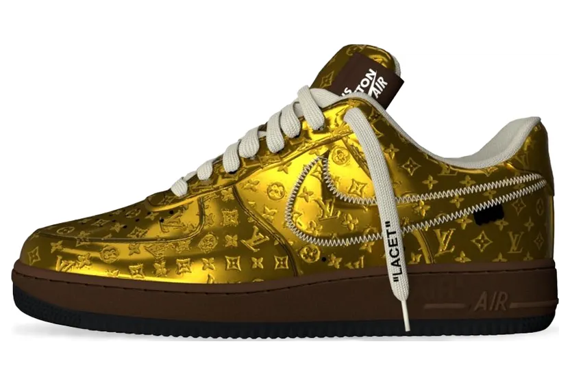 nike-air-force TBC-NXLV Metallic Gold