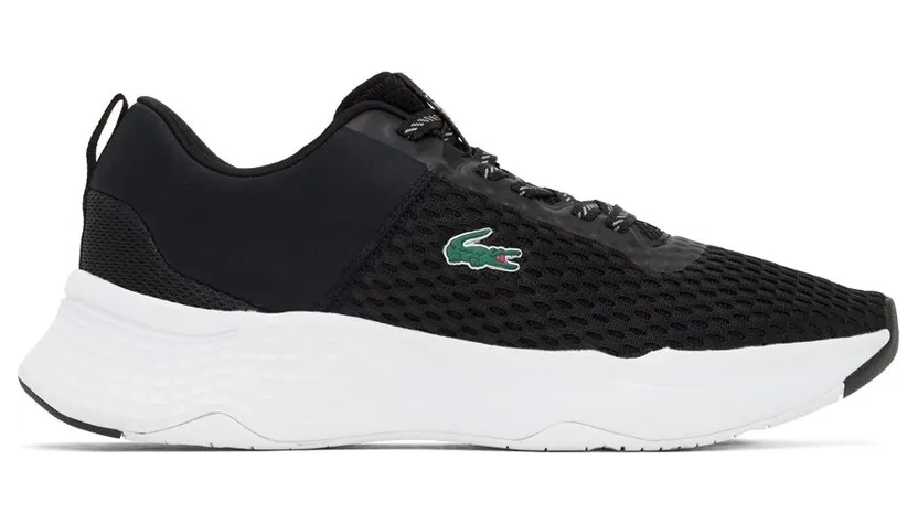Lacoste Black Textile Court-Drive BLK/WHT 312 (40SMA0068)
