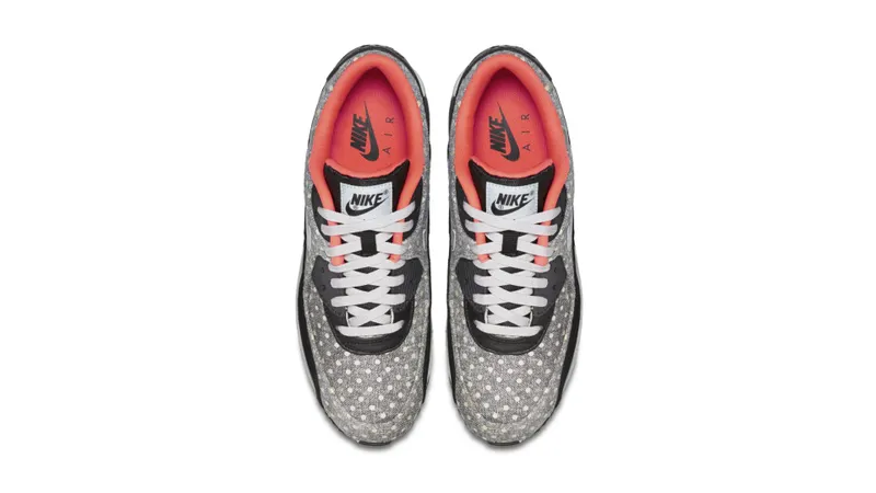Nike Air Max 90 Polka Dots (2015) Black/Anthracite-Bright Crimson-Granite (666578-006)