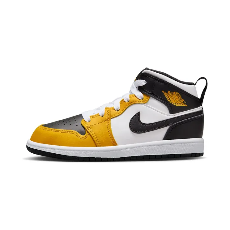 Jordan 1 Mid PS “Yellow Ochre / White / Black” (DQ8424-701)