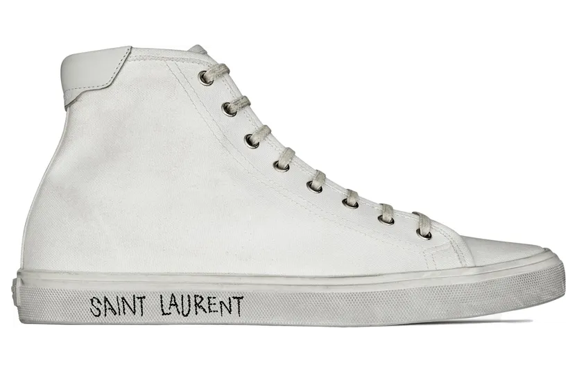 Saint Laurent Malibu Mid Optic White