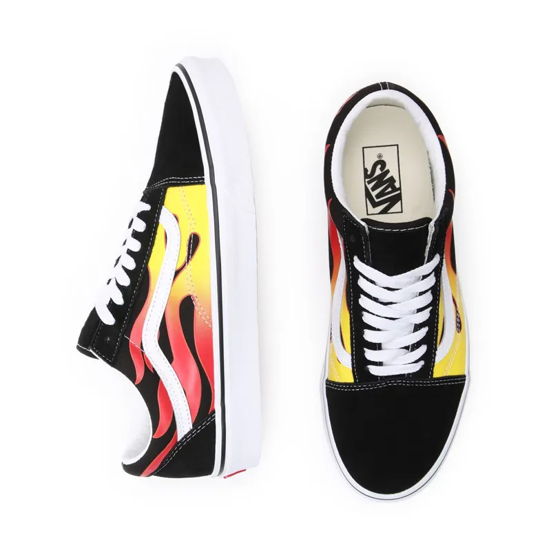 Vans Old Skool Flame (2017) Black/True White (VN0A38G1PHN)