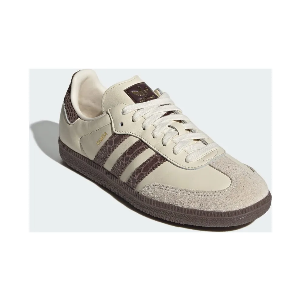 Adidas SAMBA OG Shoes Cream White / Earth Strata / Maroon (IH3980)
