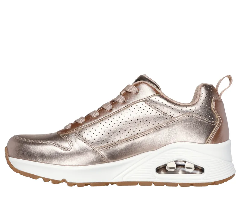 Skechers Uno – Metallixs – Roosgoud – “Gold” (177109 RSGD)