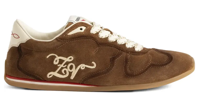 Zadig&Voltaire Dance sneakers met borduurwerk – Bruin (SWSN01635)