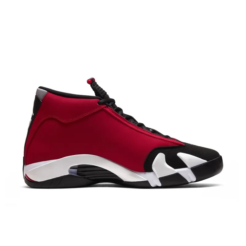 Jordan 14 Retro Gym Red Toro Black/White-Off White-Gym Red (487471-006)