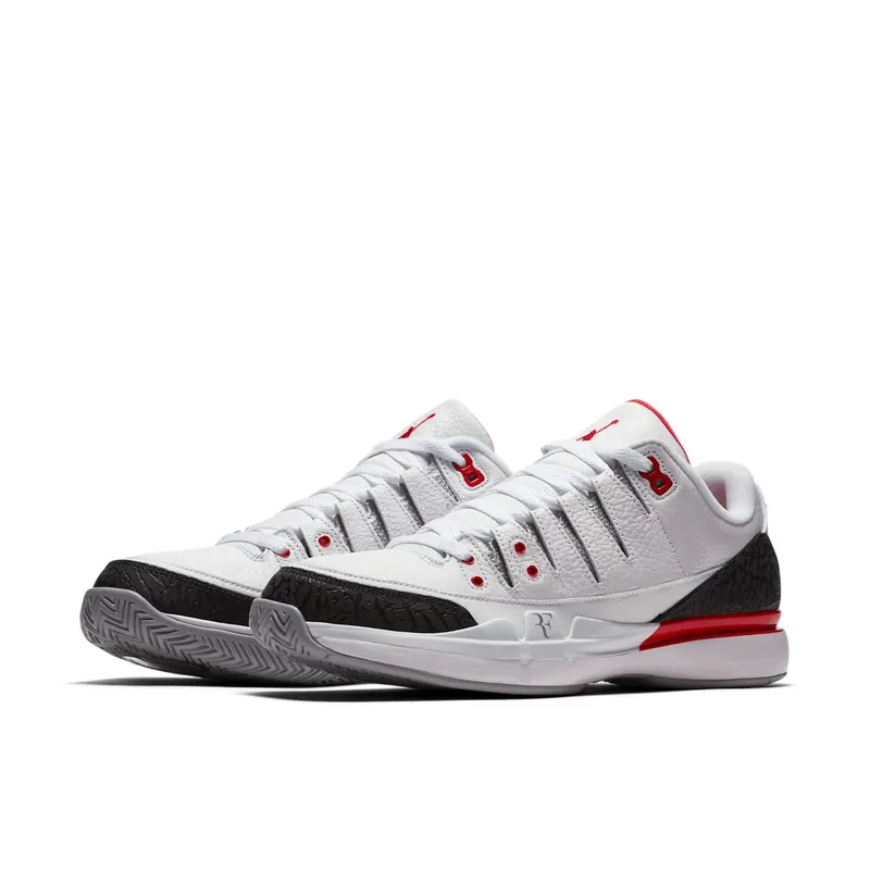 Air Jordan Nike Zoom Vapor III 3 RF Roger Federer White Fire Red (709998-106)
