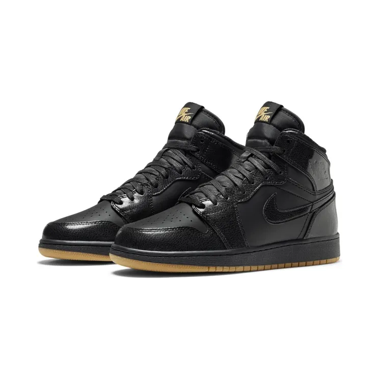 Air Jordan 1 Retro’Black Gum’ BG Black/Black-Gum Light Brown (575441-020)