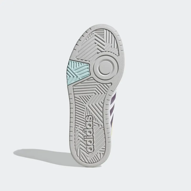 Adidas Hoops 3 Cloud White / Matt Purple Met. / Almost Yellow (GX1806)