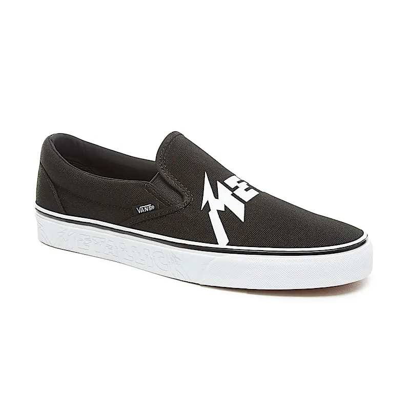 Vans Slip-On Metallica (2018) Black/True White (VN0A38F7PZJ)
